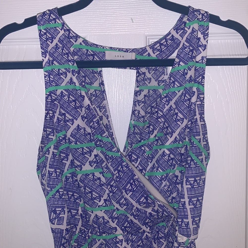 Lush blue dress